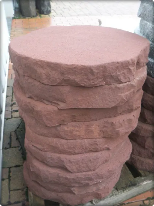Sandstein Trittplatten für die Gartengestaltung