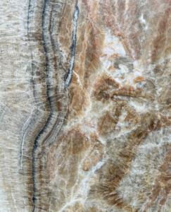 Aussehen des Gesteins Onyx