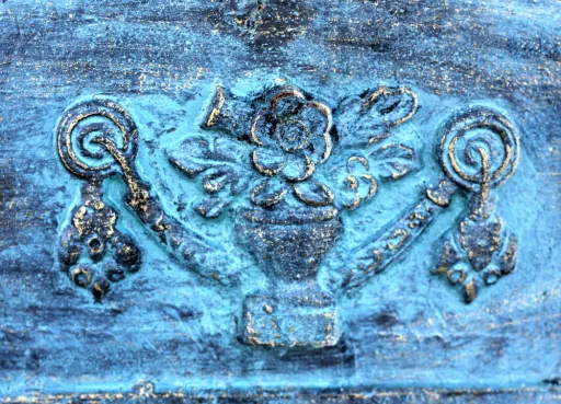 Detail Ornament Sockel der Amphore Rhön