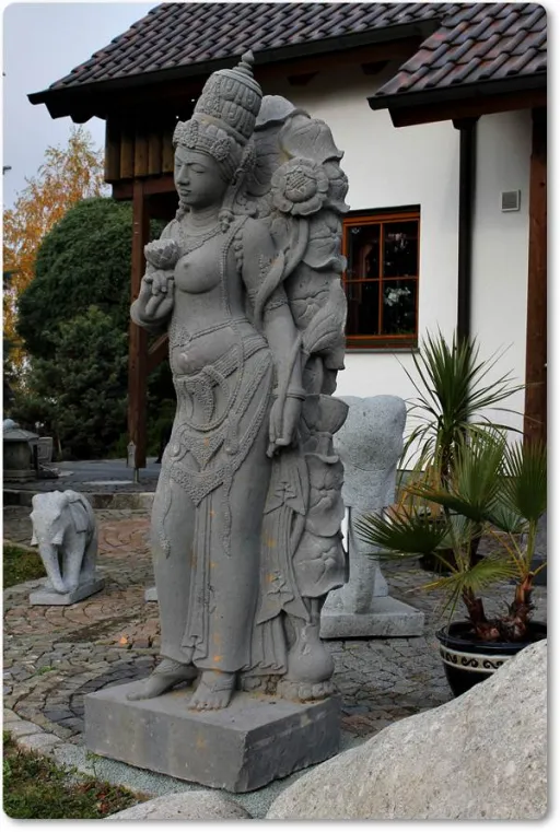 Aus dem Hinduismus stammente Skulptur der Göttin Taradipa