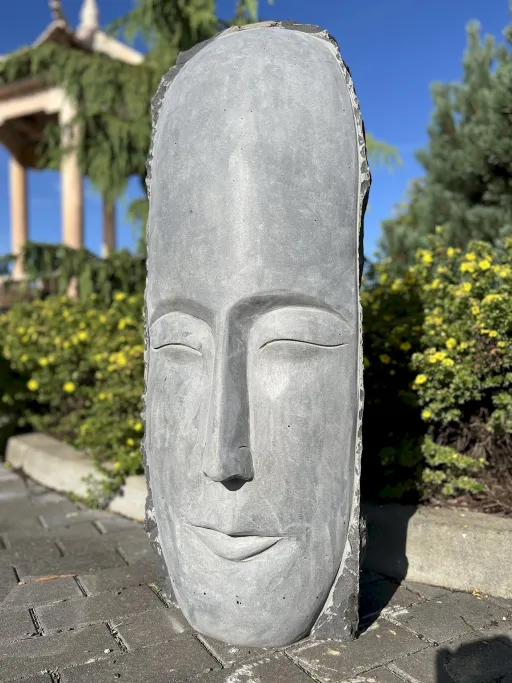 Büste einer schlafenden Frau-Gartenkunst