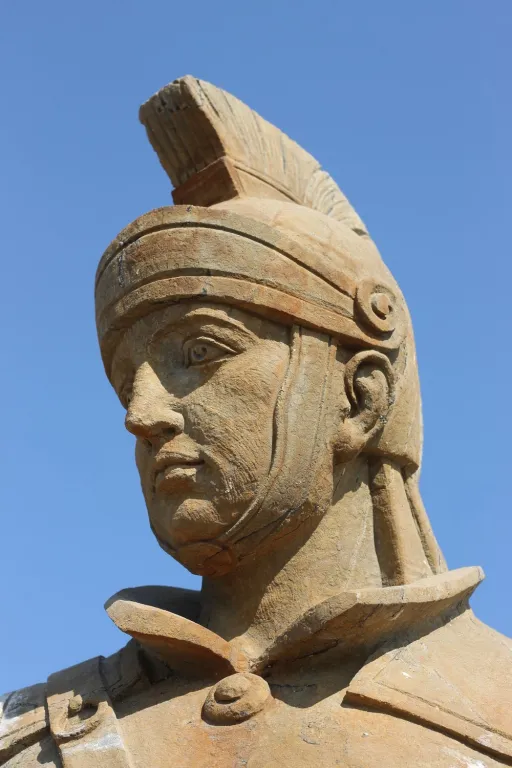 Kopf des römischen Centurio