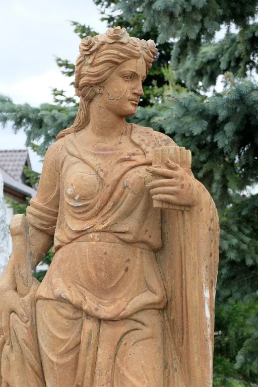 Detail der Statue des Frühlings