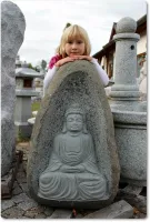 Steinfigur japanischer Buddha
