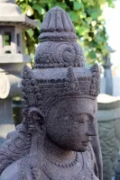 Detail Kopf der Dewi Sri