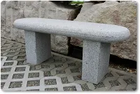 Gartenbank aus Granit