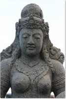 Kopf der Götterfigur Shiva