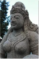 Detailbild des Shiva aus Basanit