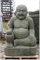 Buddha aus grüner Lava Stein Greenstone