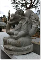 Kleiner Ganesha aus Lava