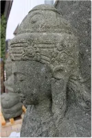 Steinfigur des Gottes Siwa (Shiva)