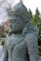 Skulptur Figur des hinduistischen Gottes Vishnu (Wishnu)