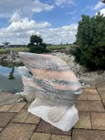 Dekoration Fisch am Gartenteich