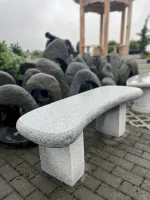 Natursteinbank gerundet aus Granit