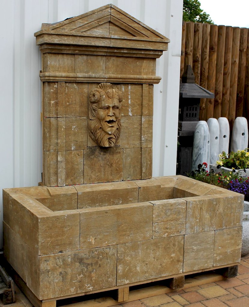 Wandbrunnen Antik Aus Kalkstein Gunstig Online Bestellen