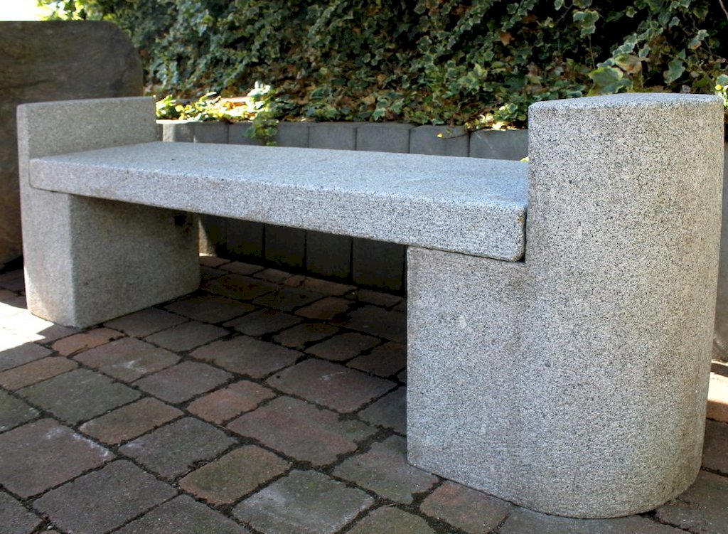 Granitbank für Garten und Park