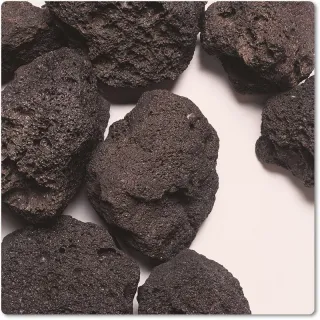 Lavasteine Black Lava für die Gartengestaltung