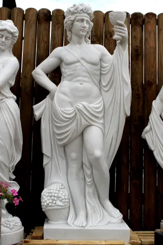Marmorfigur Bacchus