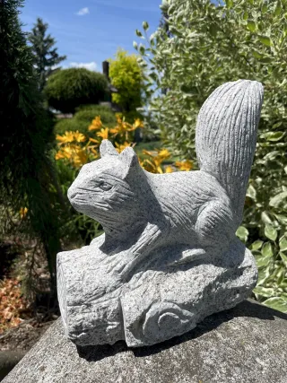 Eichhörnchen aus grauen Granit