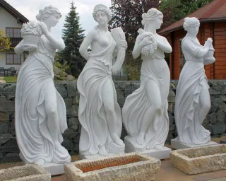 Skulpturen vier Jahreszeiten