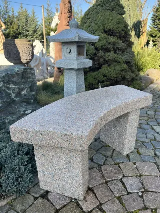 Steinbank Wien aus Naturstein Granit für den Garten oder die Terrasse