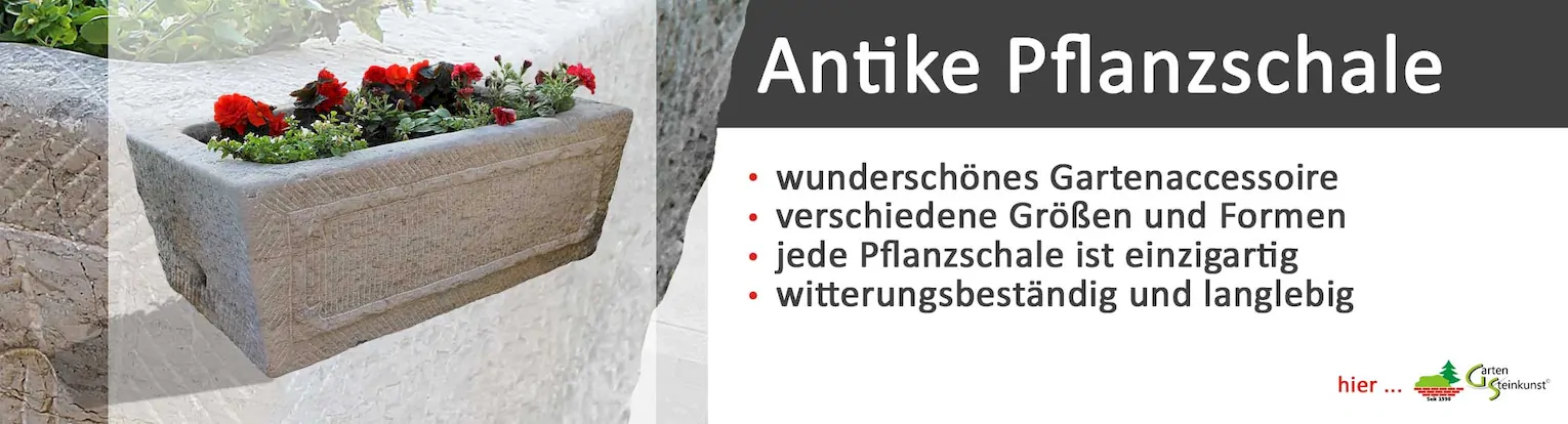 Antike Steintröge für die Gartengestaltung